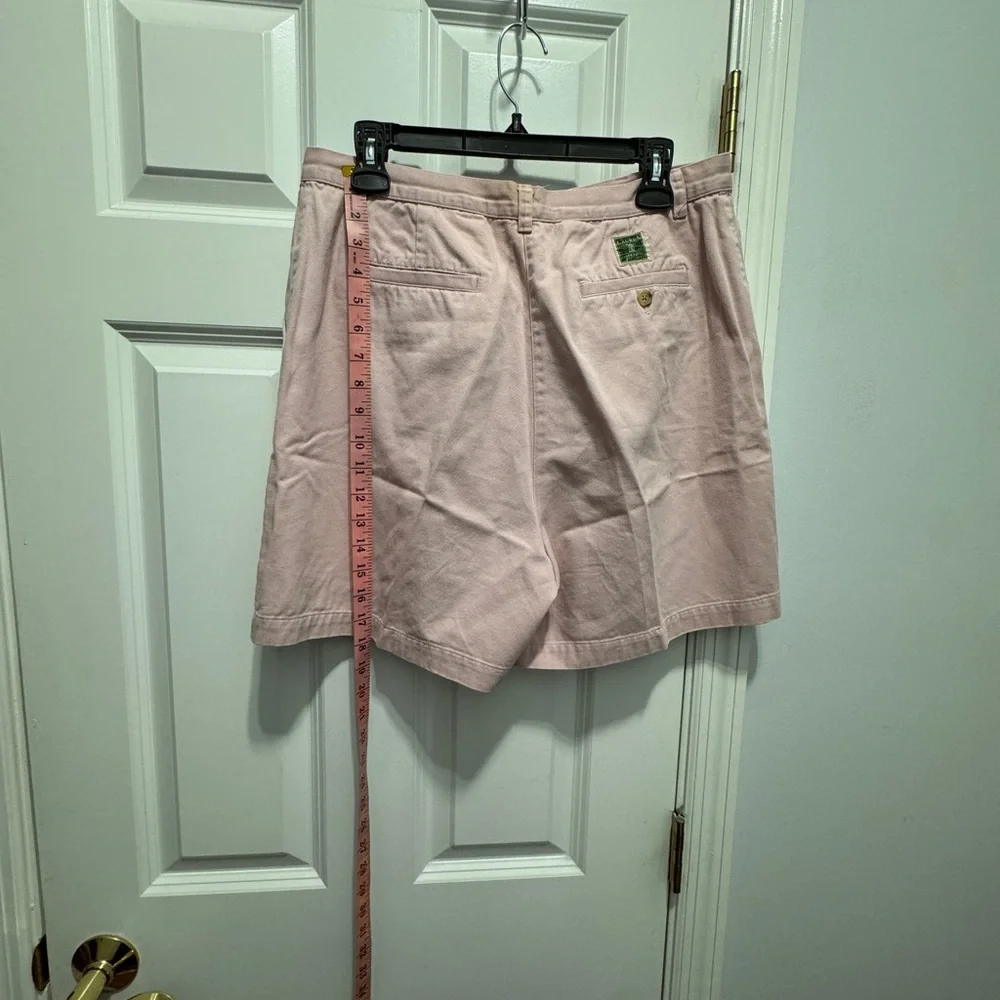 Lauren ralph Lauren size 14 100% cotton shorts pink